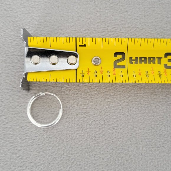 925 Sterling Silver Hoop Earrings - Picture 13 of 13